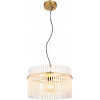 Globo Lighting Gorley závesné svietidlo 1x60 W biela-priehľadná-zlatá 15698HM