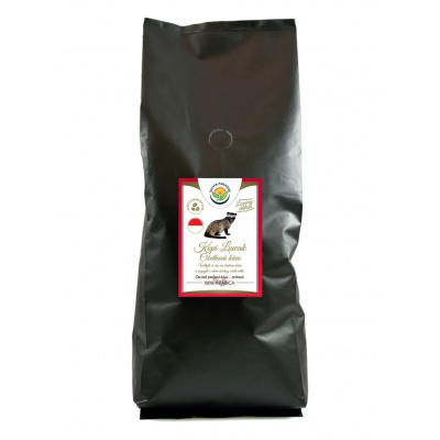 Salvia Paradise Káva - Kopi Luwak - cibetková káva 1000 g - doprava zdarma