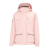 Gelert Women's 3-in-1 Windproof Fleece Lined Detachable Hood Long Sleeve Jacket Pink 6 (34)