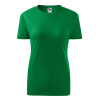 MALFINI Tričko Classic New 133, krátký rukáv, dámské MAL-1331613 S Zelená středně