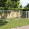 Shumee Klec pro psy s dvířky šedá 800 x 200 x 150 cm