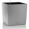 Lechuza Kvetináč CUBE Premium 30 - metallic silver
