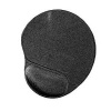 GEMBIRD Gel mouse pad with wrist support, black (MP-GEL-BK)