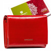 Peňaženka - Peterson Peterson Wallet Prírodná koža Red PTN PL-445-1537 Produkt Červenej ženy (Petersonová dámska kožená peňaženka na darček)