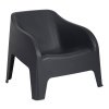 Toomax PETRA ARMCHAIR plastové křeslo - grafit