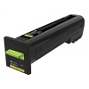 Lexmark originál toner 72K2XY0, yellow, 22000str., extra high capacity, return