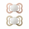 BIBS Supreme symetrické cumlíky zo silikónu 2ks - veľkosť 1 Blush Nočný / Vanilla Nočný