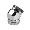 PHANTEKS Hard-Tube Adapter 2x 12mm 45 Angle - chrome PH-A45_CR_12