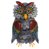 Dekoracia MagicHome Mecco 1646, Sova závesná, 33 cm, plech
