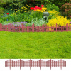 Záhradný obrubník plast 59 cm x 32 cm hnedý