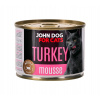 JDO JOHN DOG For cats Mousse Mono Turkey - mokré krmivo pre mačky - 200g
