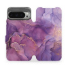 Flipové pouzdro Mobiwear - Google Pixel 9 Pro XL - VP20S Fialový mramor (Knížkové flip pouzdro, obal, kryt na mobil Google Pixel 9 Pro XL - VP20S Fialový mramor, materiál Umělá kůže + TPU - ochrana 36