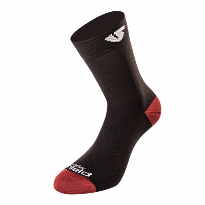 Ponožky UNDERSHIELD Black-Red (čierna/červená) 39/42