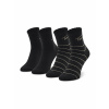 Tommy Hilfiger dámske čierne ponožky 2P STRIPE 701220252 39/42