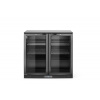 Dvojdverová chladnička do baru, Arktic, 158L, Čierna, 220-240V/160W, 900x530x(H)870mm