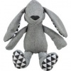 Zajac Bunny 39 cm, látková hračka bez zvuku, sivá šedá