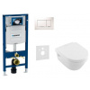 Geberit SET Duofix 111.300.00.5 +WCzávesné V&B OMNIA DirectFlush C+sedSC+Sigma30 Biele/Chr 111.300.00.5 NB5