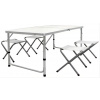 Kempingový skladací set AGA MR4100-WHITE - biely