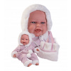 Antonio Juan 70360 CLARA realistická miminko se speciální pohybovou funkcí a měkkým látkovým tělem 34 cm