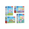 Minipuzzle miniMaxi 20 dielikov Prasiatko Peppa / Peppa Pig 4 druhy v krabičke 11x8cm