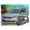 Deflektory - protiprievanové plexi Seat Alhambra 5D od 2010 (+zadné)