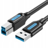Kábel Vention COOBI USB 3.0 na USB-B, 3 m, čierny