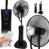 EBERG Mos podlahový ventilátor, čierny (Stojanový ventilátor MOS, podlahový ventilátor s hmlou, zvlhčovač, klimatizácia 3 v 1)