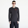 Tričko Comme des Garçons PLAY Heart Logo Long Sleeve Tee UNISEX Black S S