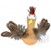 Trixie Bobo kura s perím a zvukom 10 cm