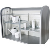 Biohort Regál 160 x 59,5 cm dvojdielny pre prístrešok StoreMax 160