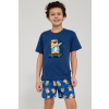 Cornette Chlapčenské pyžamo Capybara 2 - bavlna Modrá 158-164