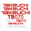 NÁLEPKY - TAKEUCHI TB070 + piktogramy (NÁLEPKY - TAKEUCHI TB070 + piktogramy)