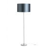 RENDL NYC/RON 40/25 stojanová Monaco petrolejová/strieborné PVC/chróm 230V LED E27 15W
