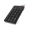 C-TECH klávesnice numerická KBN-01, 23 kláves, USB slim black