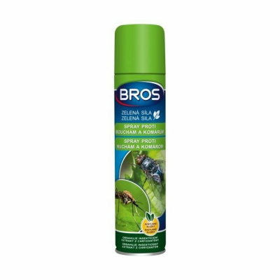 Bros Zelená sila spray proti muchám a komárom 300 ml