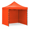 Aga – Nožnicový stánok PARTY, 3 × 3 m, oranžový
