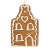 Clayre & Eef Závesná ozdoba perníková chalúpka Gingerbread Cott - 4*4*6 cm - Clayre & Eef