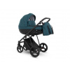 Detský kočík Camarelo Azzu 2025 | Deluxe Baby Farba: 05 - Čierna-petrolejová, Konštrukcia: Čierna