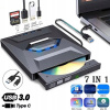EXTERNÁ NAHRÁVAČKA CD/DVD RW 7v1 USB 3.0 s čítačkou SD/TF KARIET