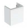 Geberit iCon - Umývadlová skrinka, 37x42x28 cm, 1 dvierka, pánty vľavo, lesklá biela 502.301.01.1