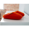 Vlnené papuče - SLIPPERS - oranžové