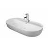 Duravit Luv Umývadlo na dosku, 80x40 cm, s 1 otvorom, DuraCeram, s WonderGliss, alpská biela 03808000001