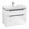 Villeroy & Boch Subway 2.0 Umývadlová skrinka, 79x59x45 cm, 2 zásuvky, Glosy White A91410DH