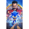 CUKROVÁ TLAČ jedlý obrázok na tortu Cukrová hmota SONIC The Hedgehog + MENO
