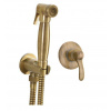 SAPHO Podomietková batéria s bidetovou spŕškou Retro, bronz