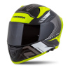Prilba CASSIDA AERO DROME Čierna-žltá fluo-biela Veľkosť: XL (61-62 cm)