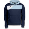 Joma Mikina CREW II HOODED NAVY-SKYBLUE Veľkosť: 5XS