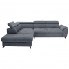 Stylife ROHOVÁ SEDACIA SÚPRAVA, textil, grafitová - Online Only obývacie izby - 000553009547
