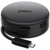 DELL Pro Travel Hub DA326/ dokovací stanice/ 2x USB-C/ 2x USB/ HDMI/ RJ-45/ DP