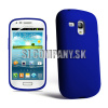Silikónový obal Samsung Galaxy S III Mini – Soft – modrá